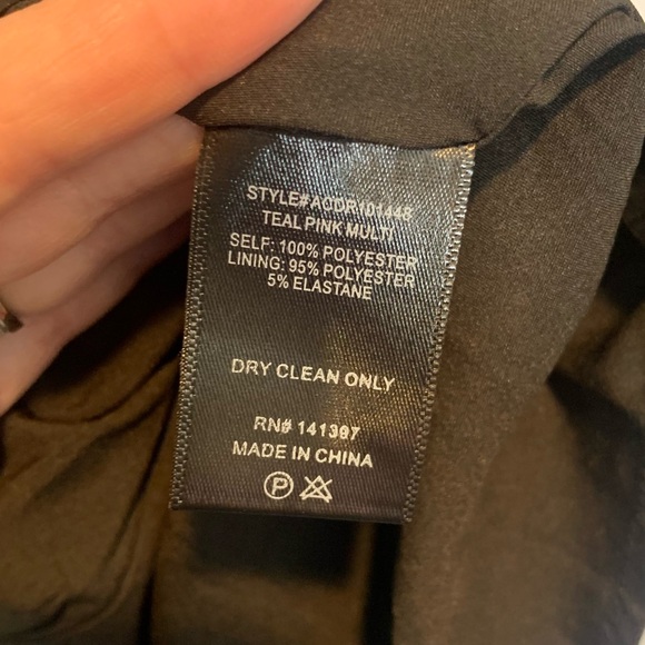 ASTR Jamila Floral Sweetheart Neck Midi Dress Puff Sleeves Ruched NWT - Picture 5 of 6